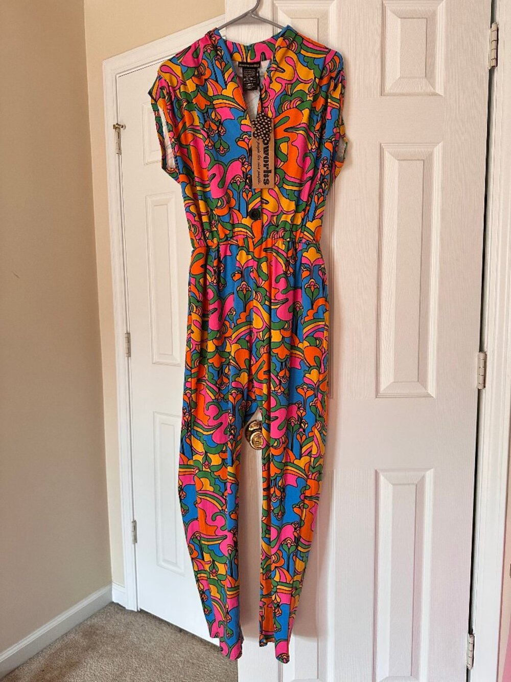 Nooworks Auderpopz Magic Suit NWT Size Large Cotton Jersey Sold Out Print